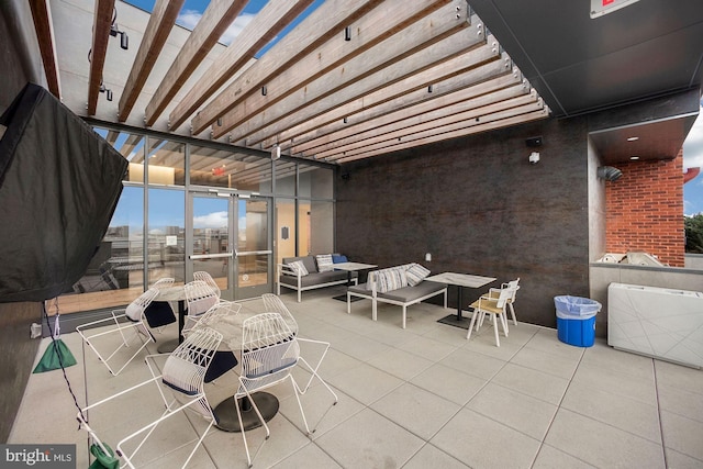 view of patio / terrace featuring outdoor lounge area