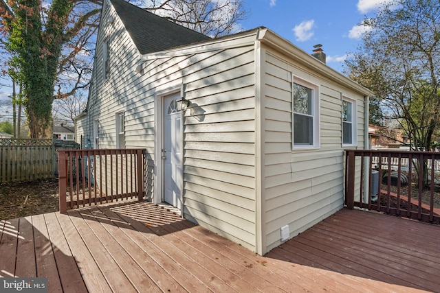 view of deck