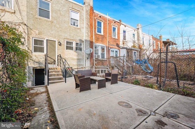 view of patio / terrace featuring outdoor lounge area