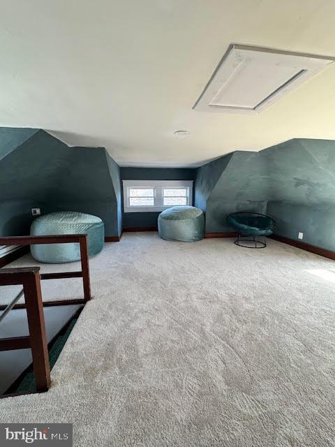 bonus room with carpet