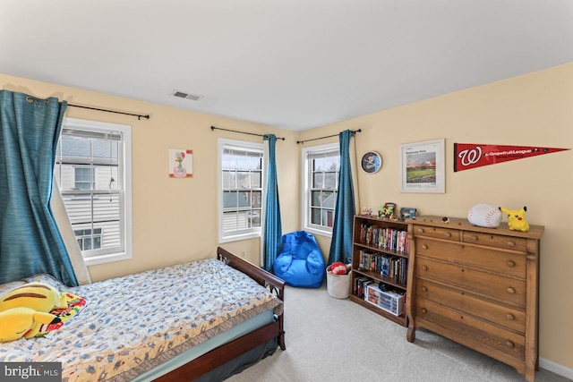 bedroom with carpet flooring