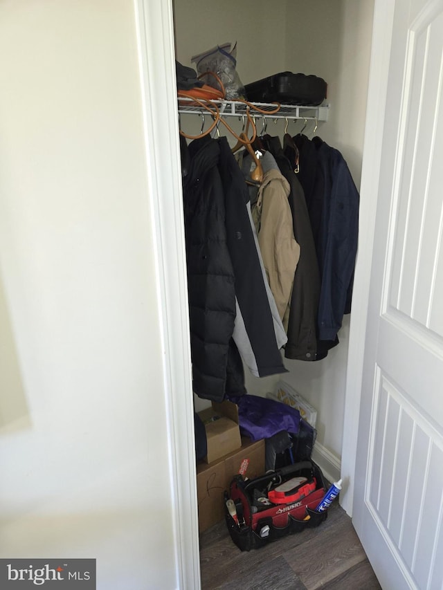 view of closet