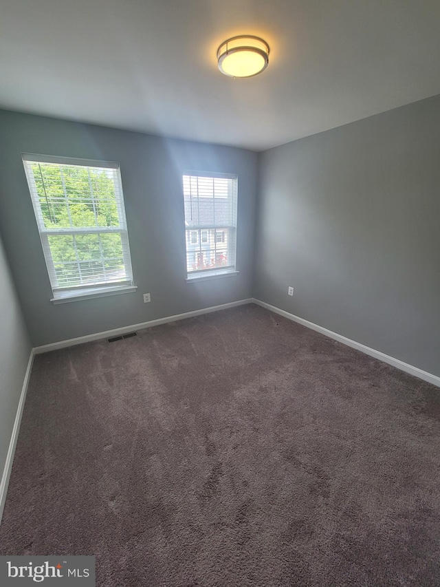 carpeted spare room with plenty of natural light