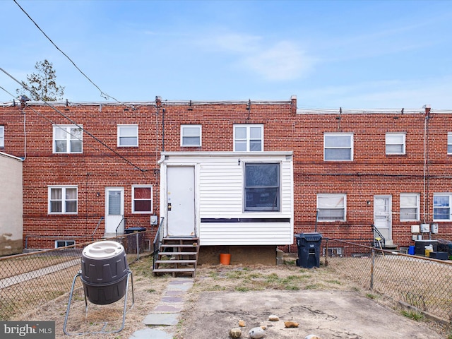 view of rear view of property