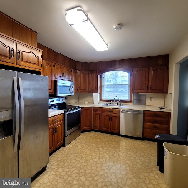 kitchen featuring sink and stainless steel appliances