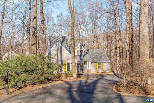 view of cape cod-style house