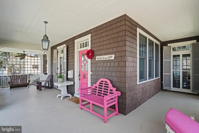 view of patio / terrace featuring a porch