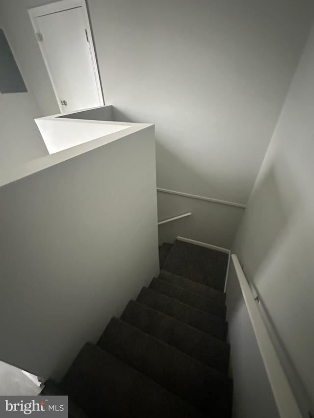 view of stairs