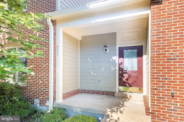 view of property entrance