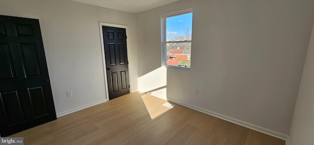 interior space featuring light wood-type flooring