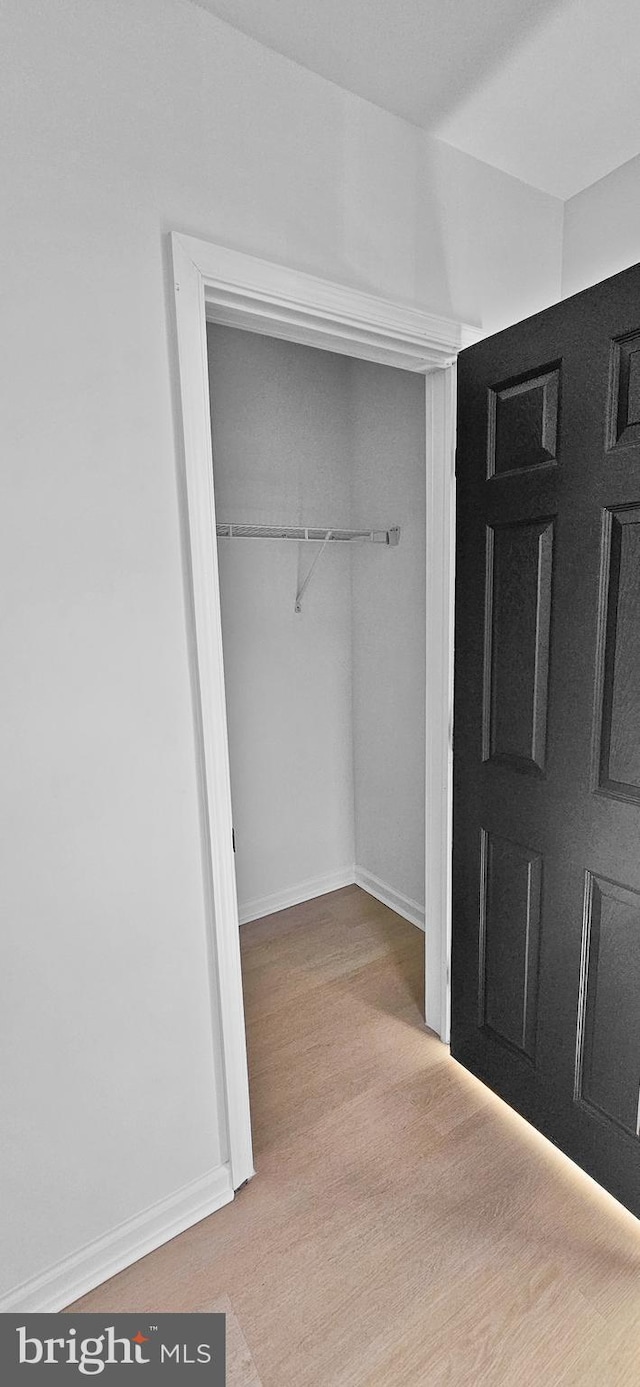 view of closet