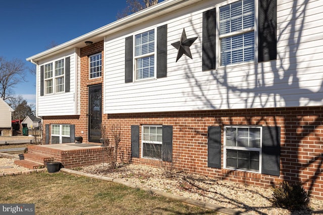 view of rear view of property