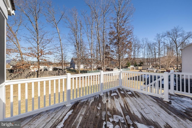 view of deck