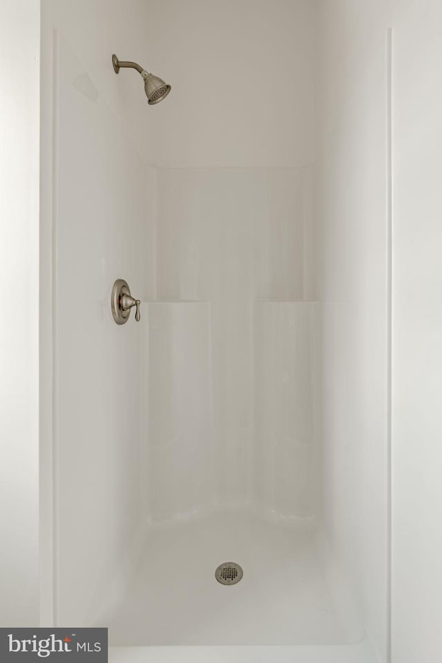 bathroom with walk in shower