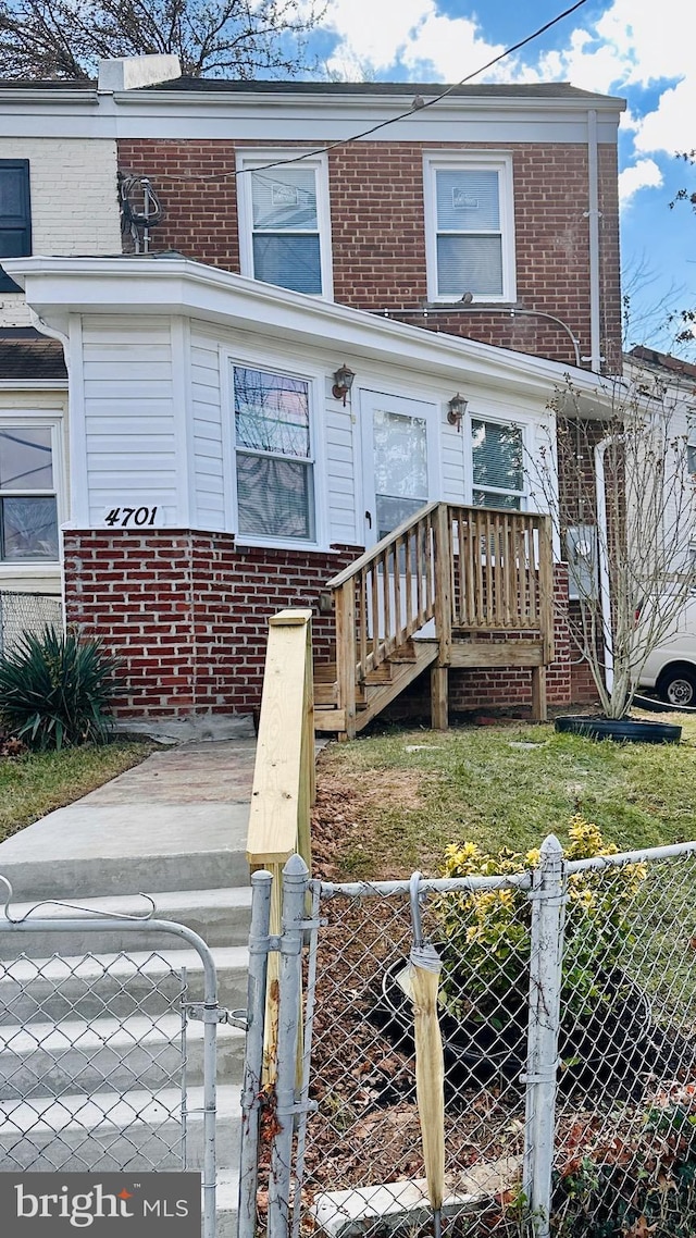 view of townhome / multi-family property