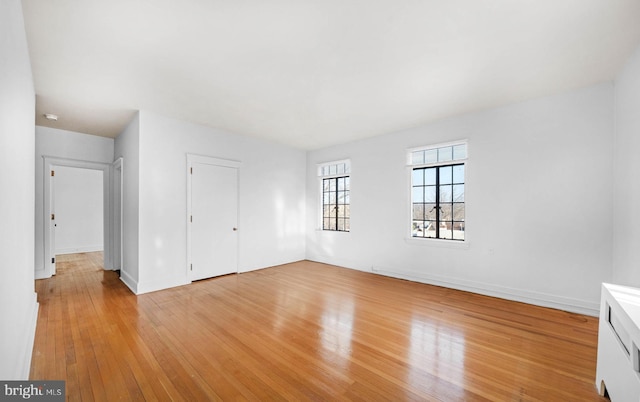 interior space with light wood-type flooring