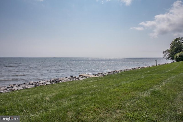 view of water feature