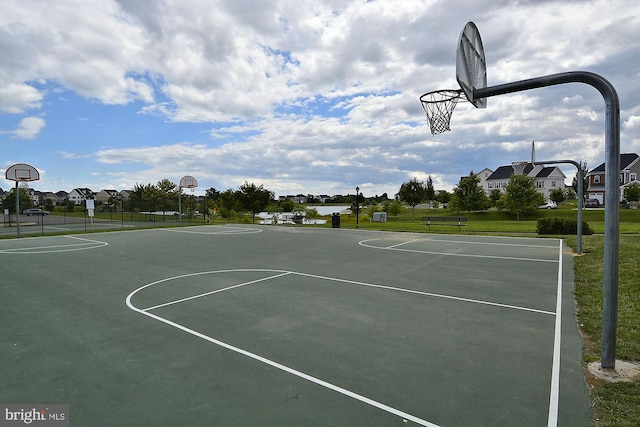 view of sport court