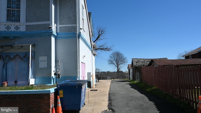 view of road