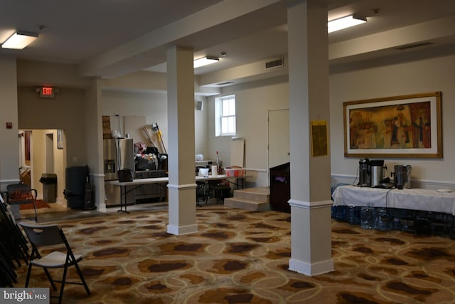 view of community lobby