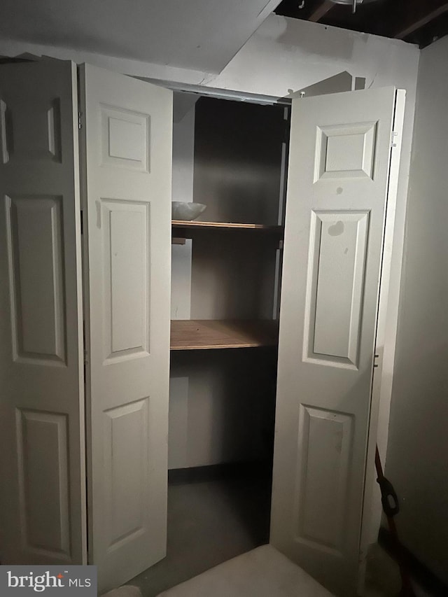 view of closet