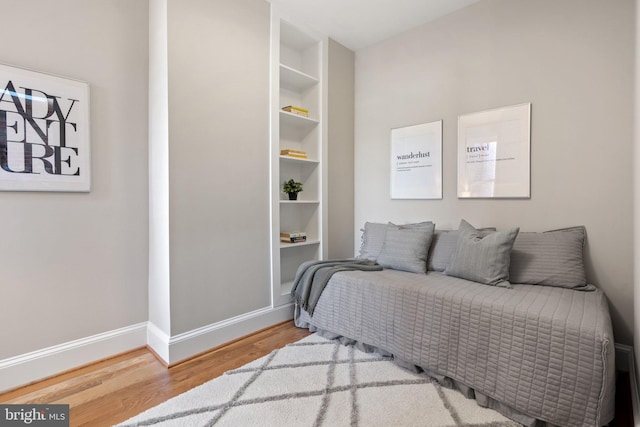 bedroom featuring hardwood / wood-style flooring