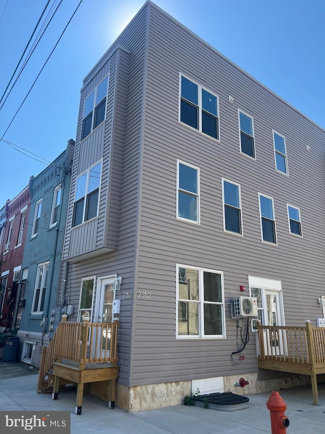 view of rear view of property