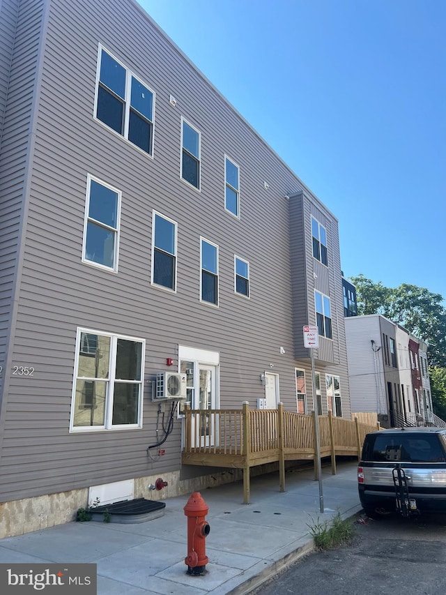 view of rear view of property