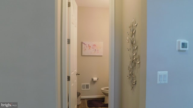 bathroom with toilet