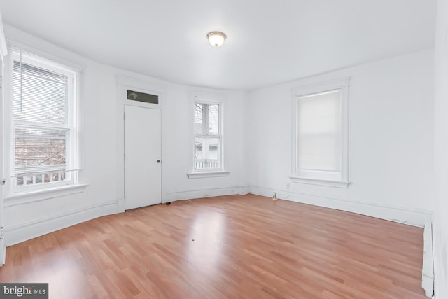 interior space featuring light hardwood / wood-style floors