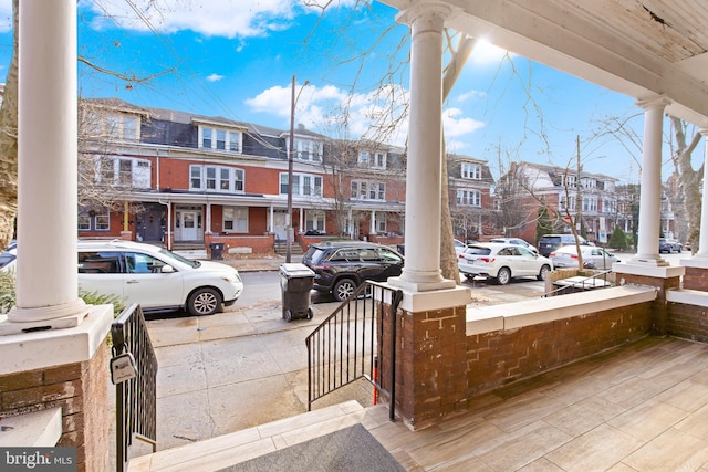 view of patio / terrace with covered porch