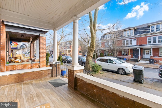 view of patio / terrace with covered porch