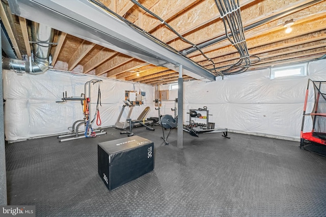 view of exercise room