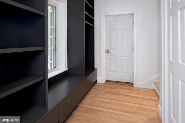 87 Library Pl, Princeton, NJ 08540 - mudroom featuring light wood-style flooring