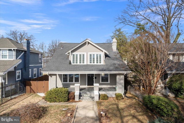 view of front of home