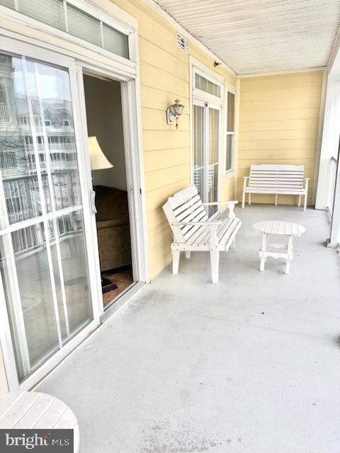 balcony with covered porch