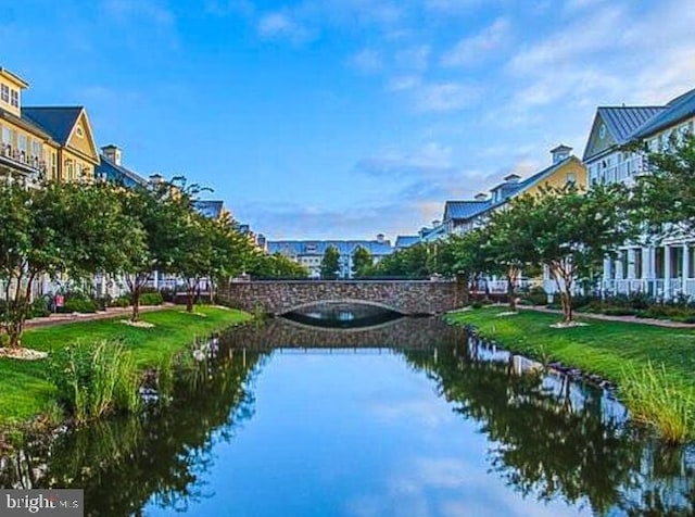 view of water feature