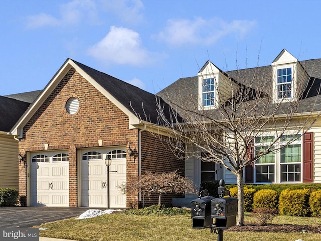 view of new england style home