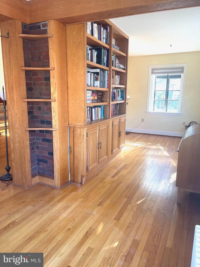 interior space featuring light hardwood / wood-style flooring