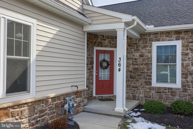 view of entrance to property