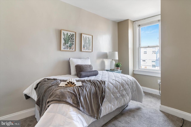 bedroom featuring carpet floors