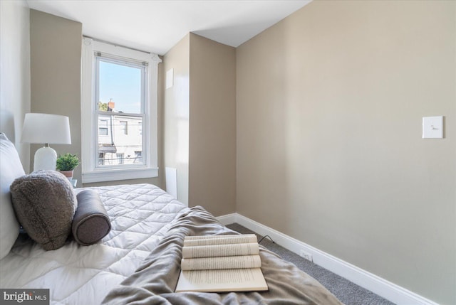 bedroom featuring carpet floors