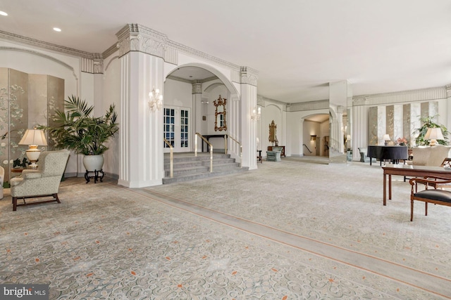 view of community lobby