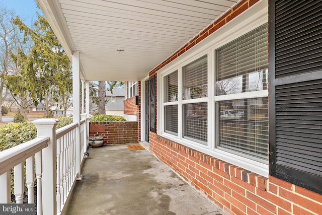 view of patio / terrace featuring a porch