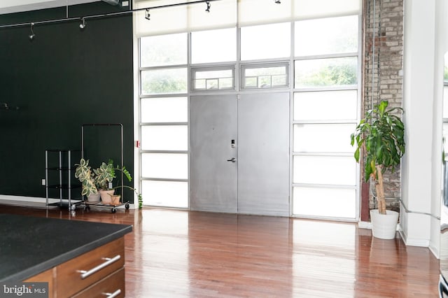 entryway featuring light wood-type flooring