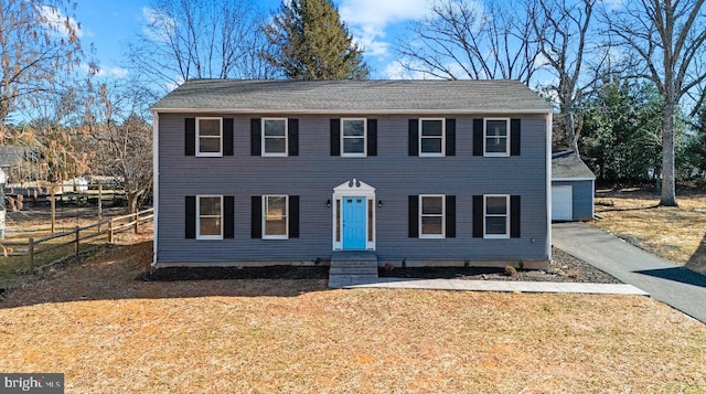 view of colonial inspired home