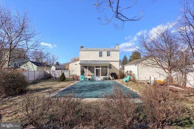 view of rear view of house