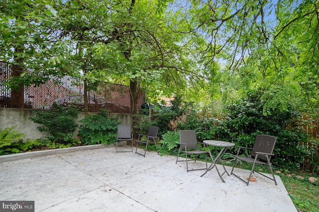 view of patio