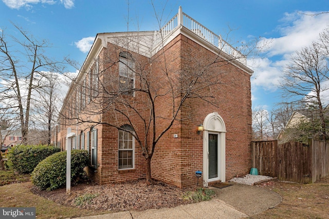 view of front of home