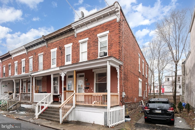 view of front of house with a porch